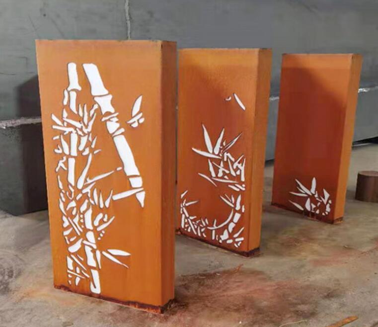 古浪锈钢板灯箱