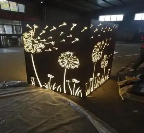 古浪耐候钢灯箱