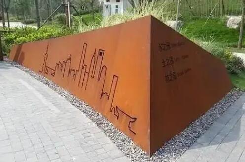 古浪耐候钢挡土墙